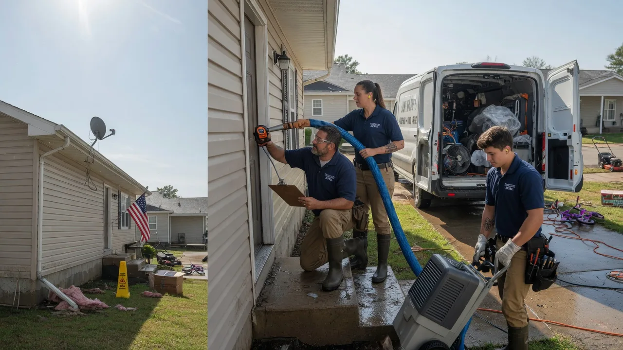 Ceiling Water Damage Restoration in Nekoosa, WI near me